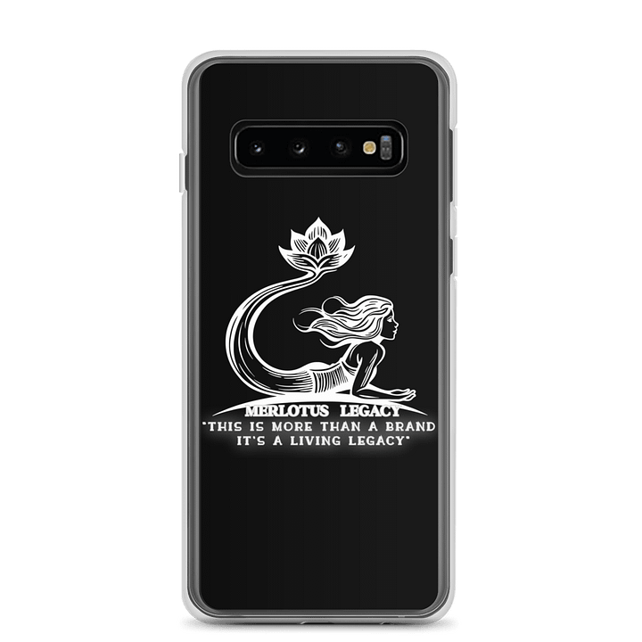 Phone Case – Black with White Emblem 📱 Shielded in strength. Styled with soul. product image (1)