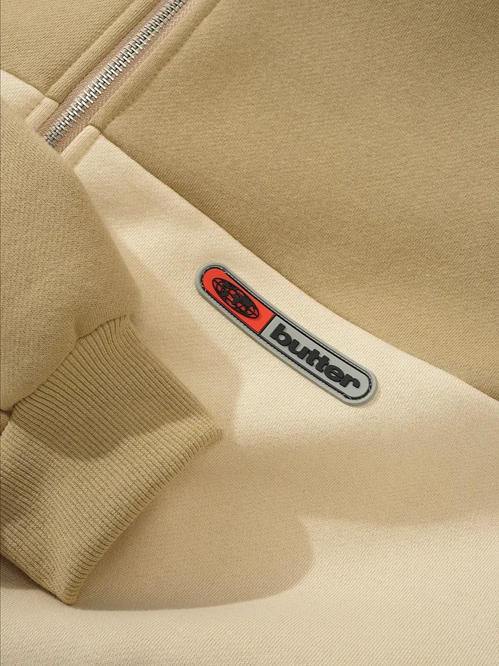 Panel Zip-Thru Hood, Tan product image (2)