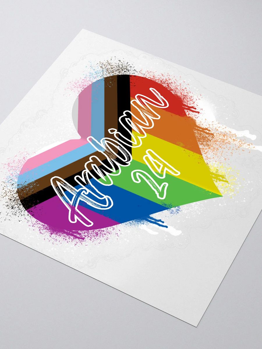 Arabian Heart Sticker - Small product image (3)