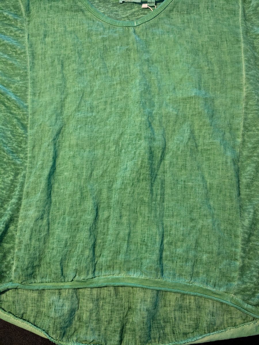 S Green Button Sleeve Tunic product image (3)