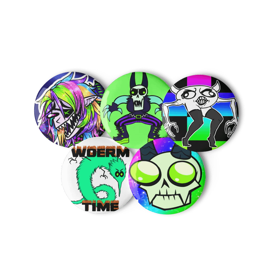 Raveyard Themed Buttons! product image (7)