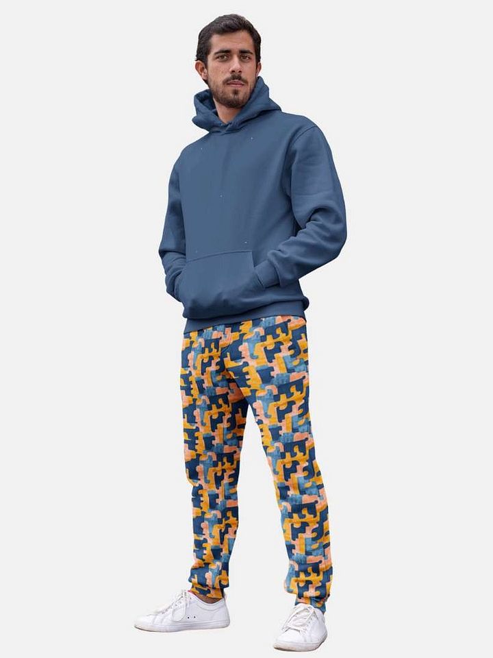Flowing Shapes | Recycled Men's Joggers product image (1)