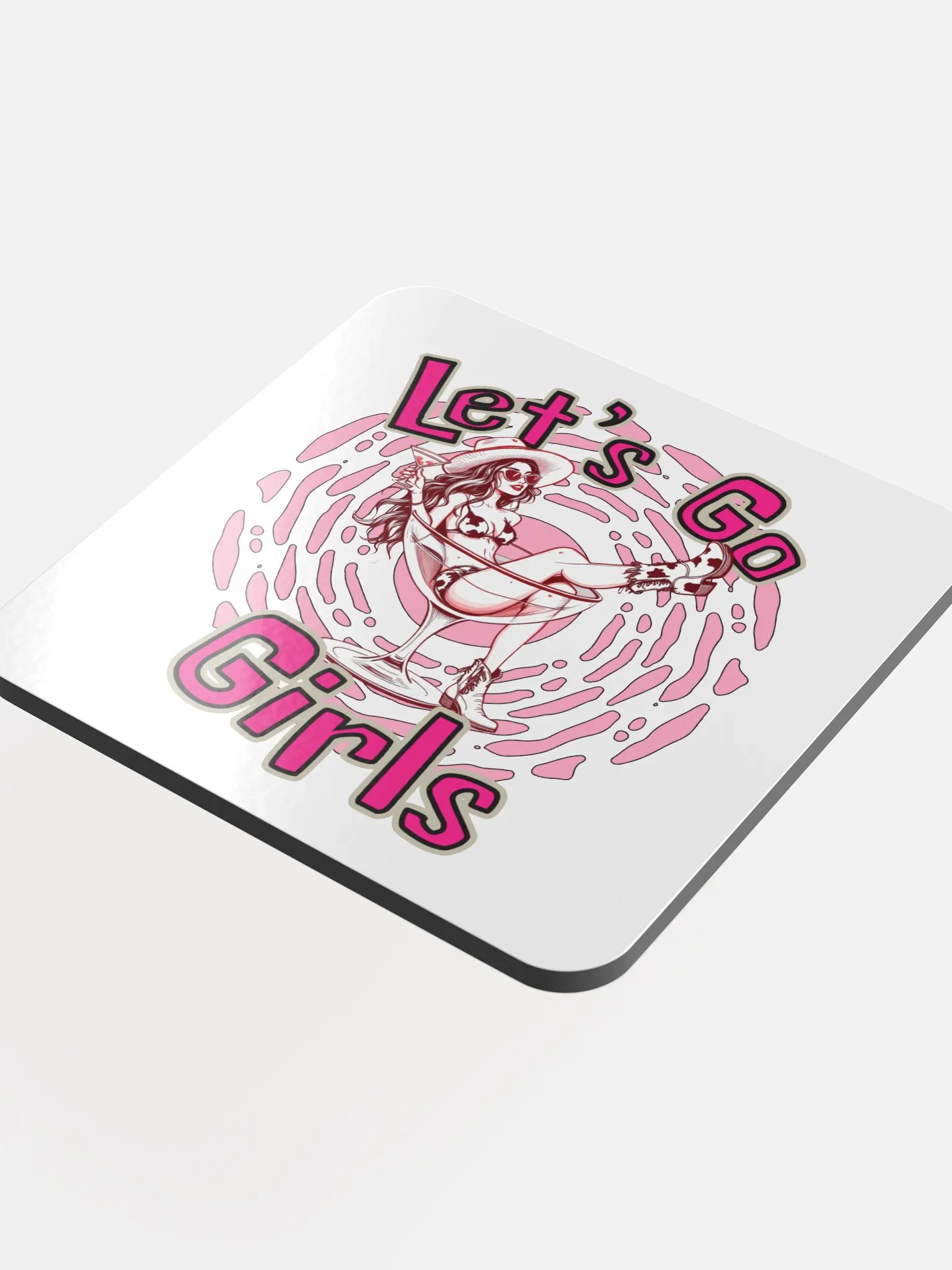 Lets Go Girls Cork Coaster Set product image (1)
