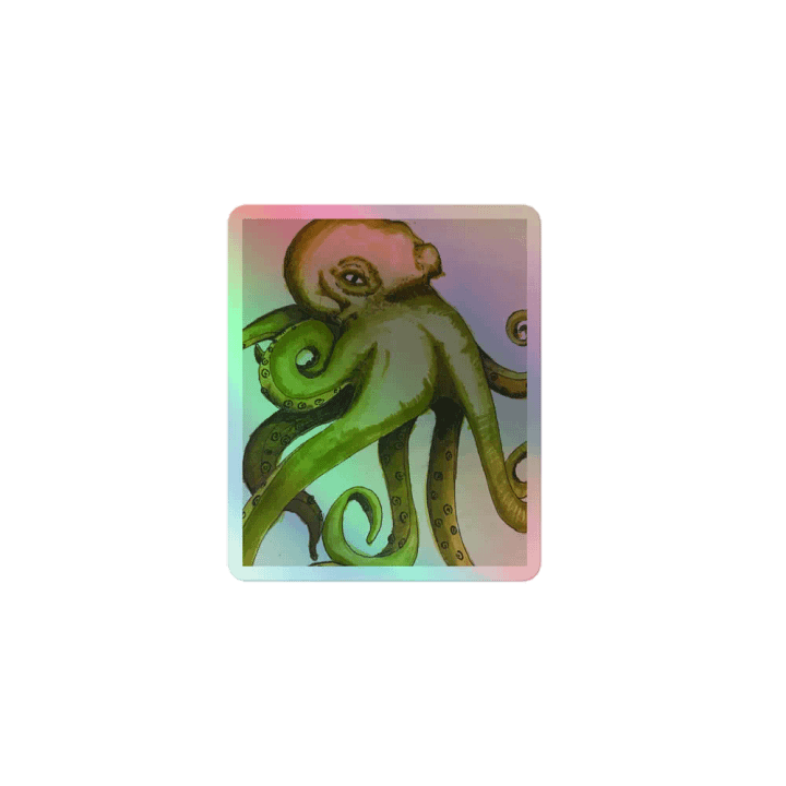 Mystic Octopus Holographic Sticker Sheet product image (1)