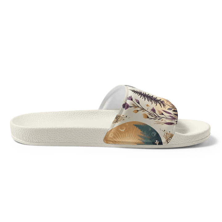 Mystic Forest Wolf Slide Sandals product image (2)