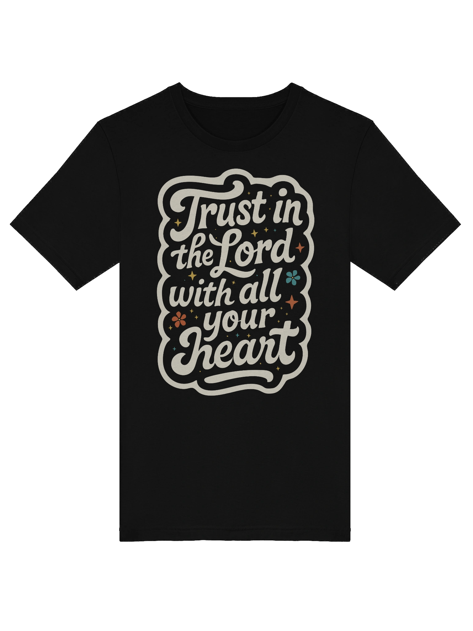 Trust in the Lord with All Your Heart Retro Christian T-Shirt product image (3)