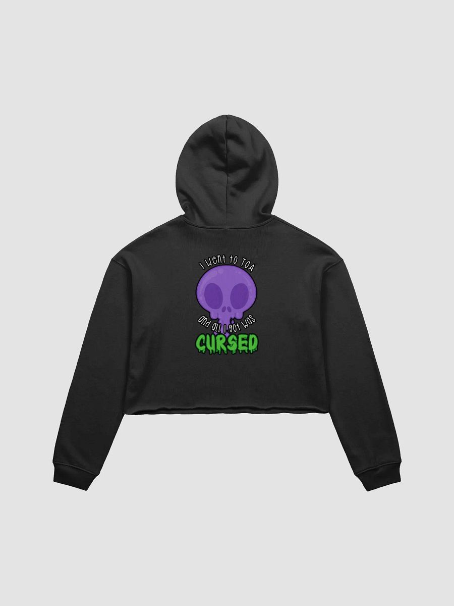 All I Got Was Cursed - Warlock - Crop Hoodie product image (4)