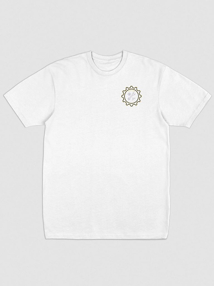 White Embroidered Cotton TCI Tee product image (1)