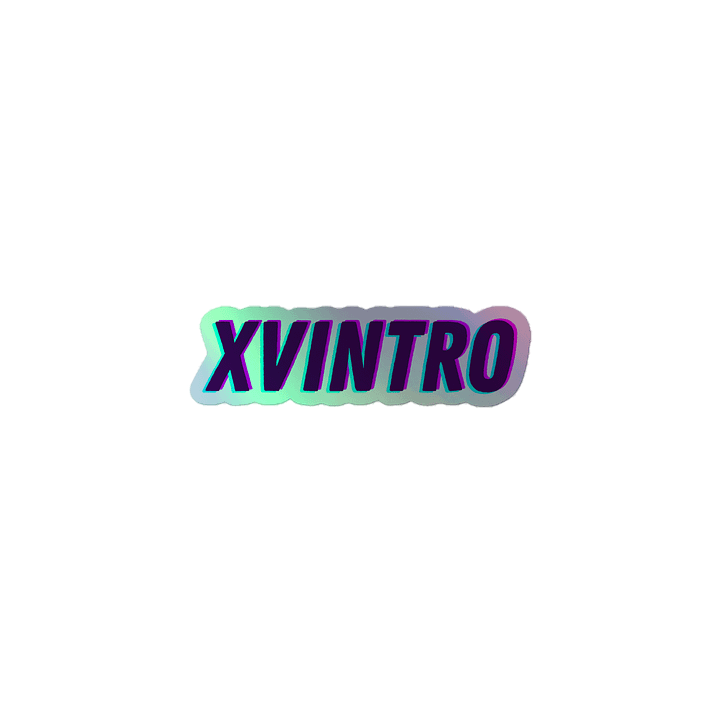 Glitched Holo xVINTRO Sticker product image (1)