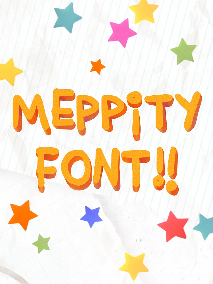 Meppity - FONT product image (1)