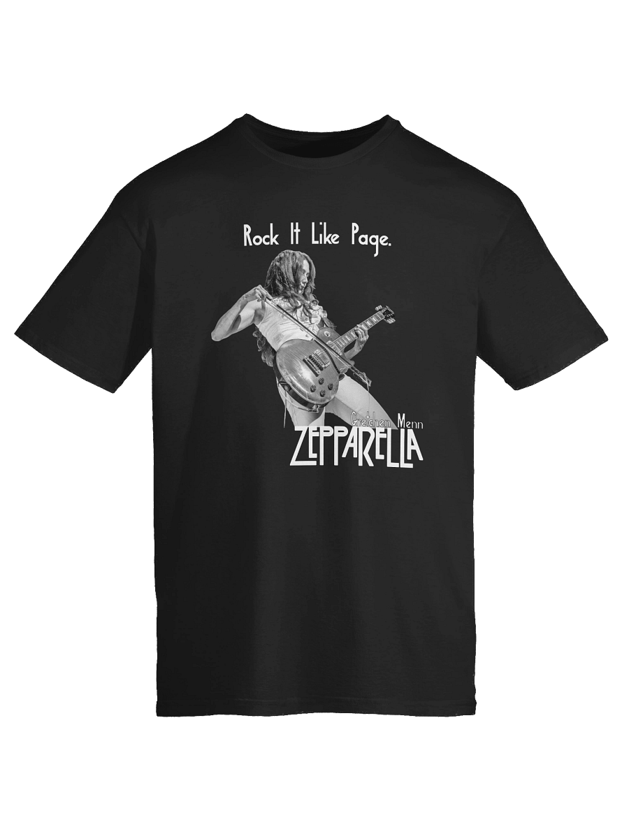 Rock It Like Page - Gretchen Menn Tee - Black and White Design product image (9)
