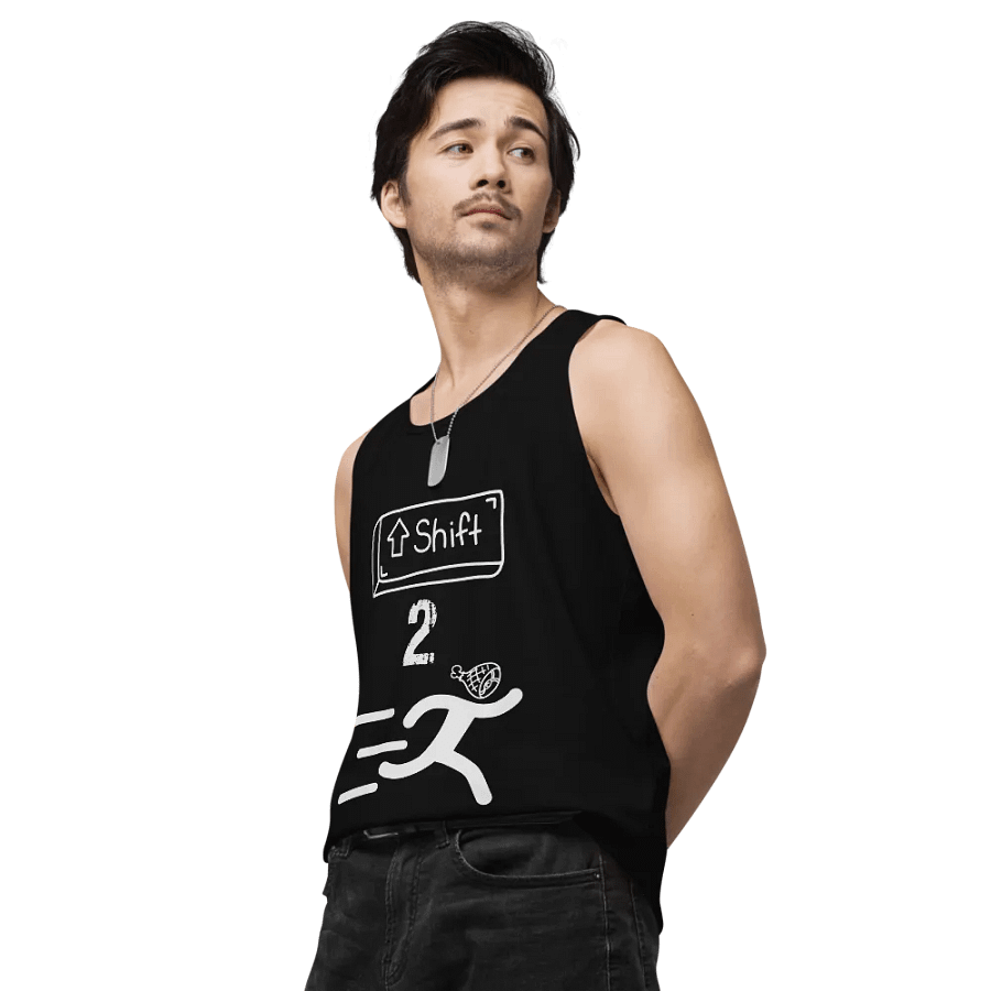 Shift 2 Run! Cotton Heritage Men's Premium Tank Top product image (5)