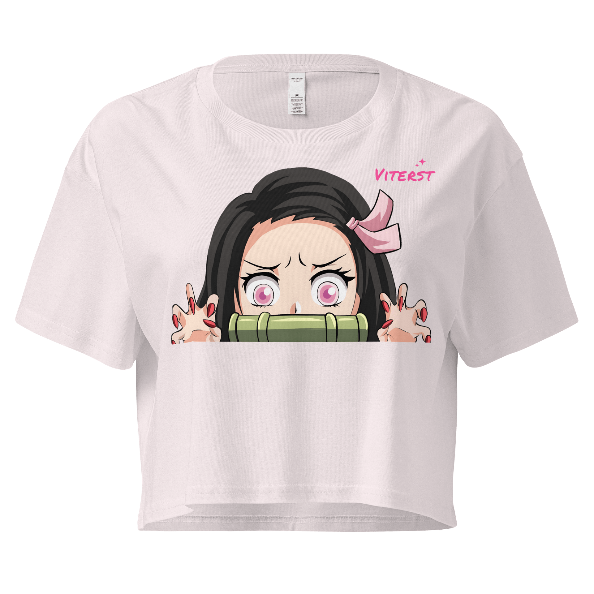 Anime-Inspired Wide-Eyed Crop Top product image (1)