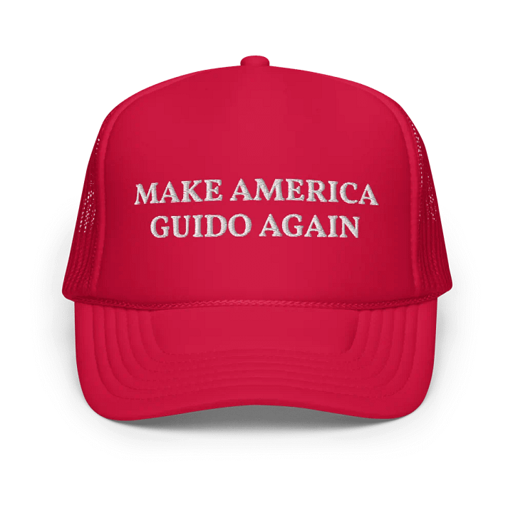 Make America Guido Again - Embroidered Hat Trucker Cap product image (1)