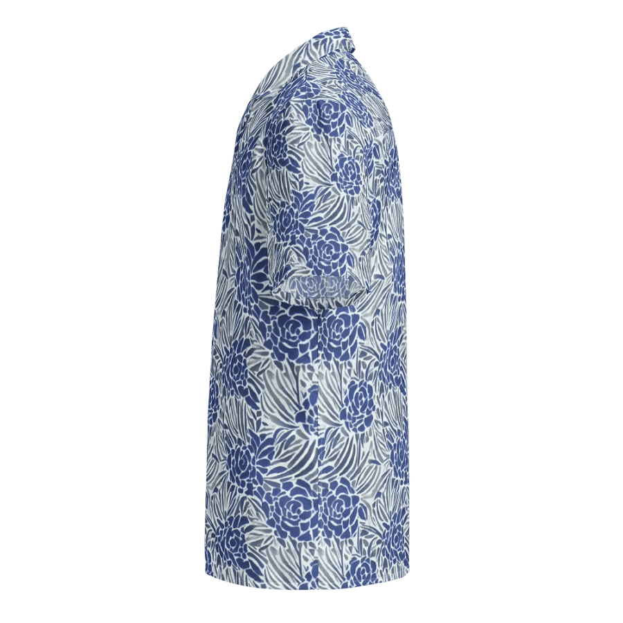 Blue Roses Hawaiian Shirt product image (3)