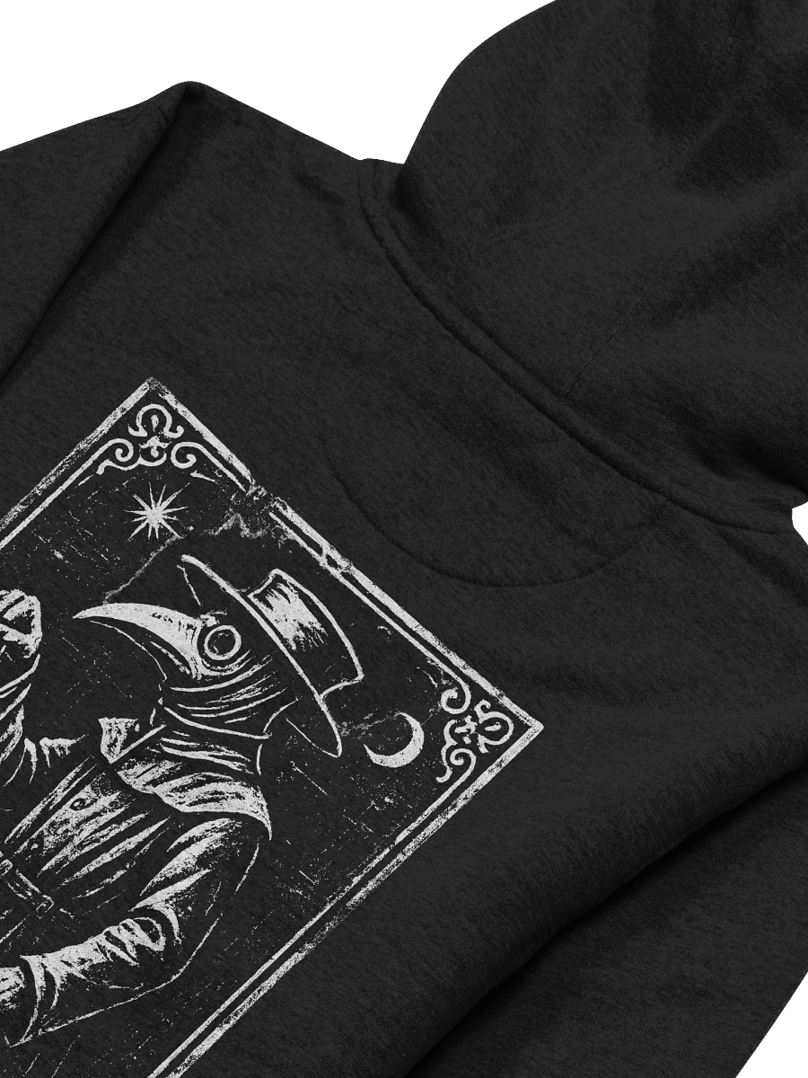 Plague Doctor Gothic Horror Tarot Card Back Print Hoodie product image (3)