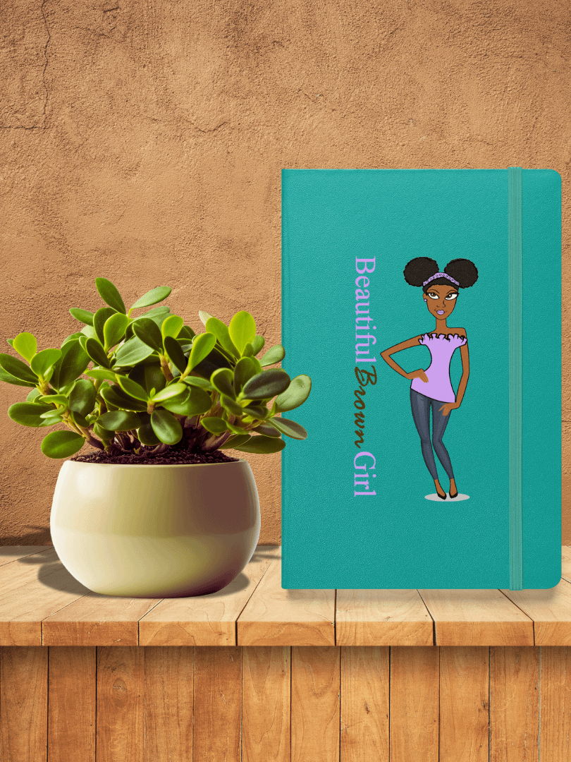 Beautiful Brown Girl Turquoise Journal product image (1)