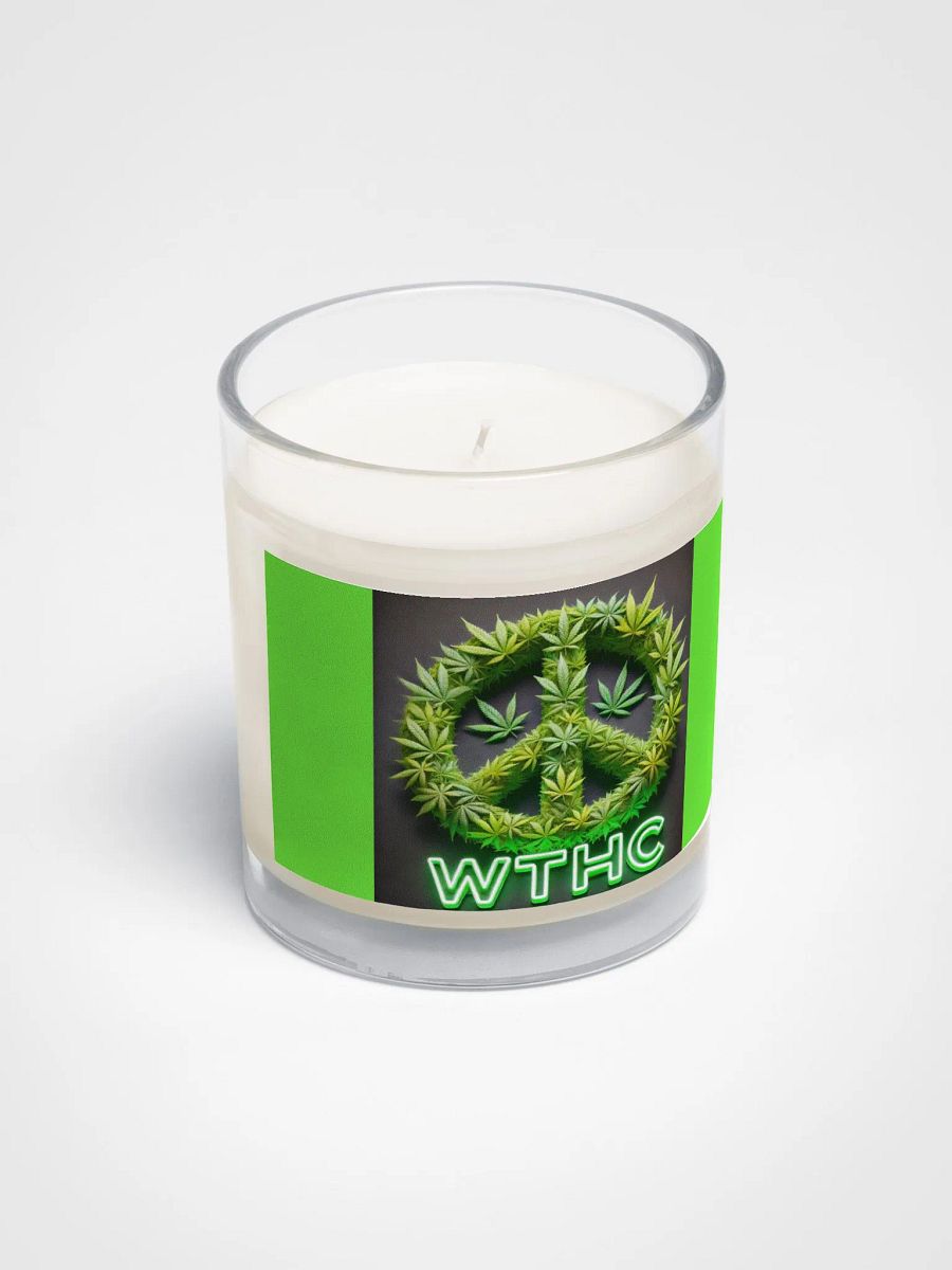 Da Peaceful Cannabis Leaf Soy Wax Candle product image (2)