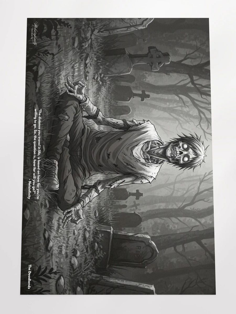 The Deadlands: Meditating Zombie - Matte Poster product image (4)