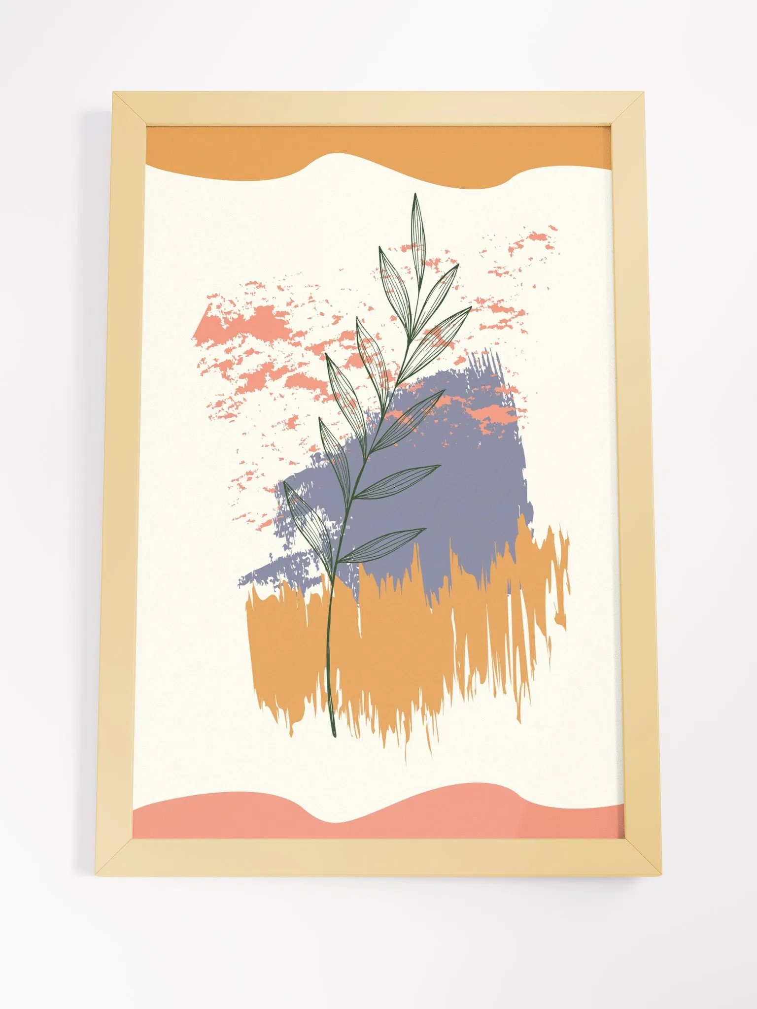 Leafy Sketch Framed Matte Poster product image (21)