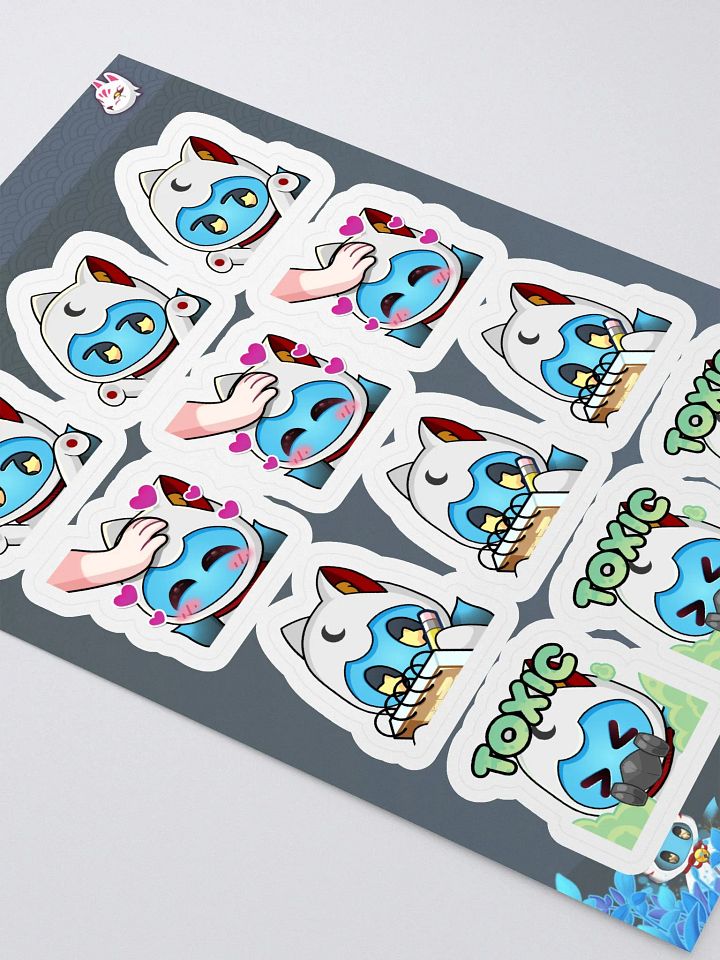 n3x Emotes #02 Sticker Sheet product image (2)