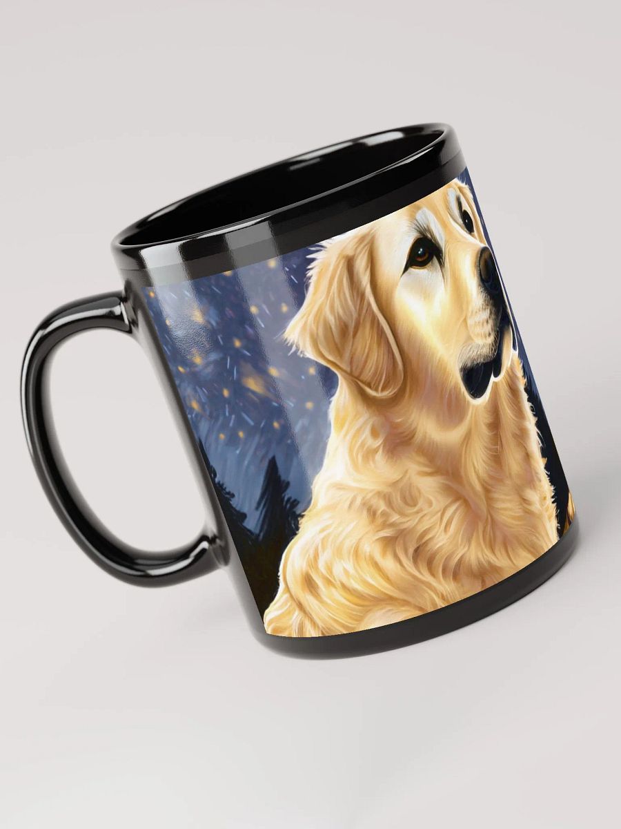 Campfire Companion: Black Glossy Mug for Dog Lovers and Outdoor Enthusiasts product image (5)