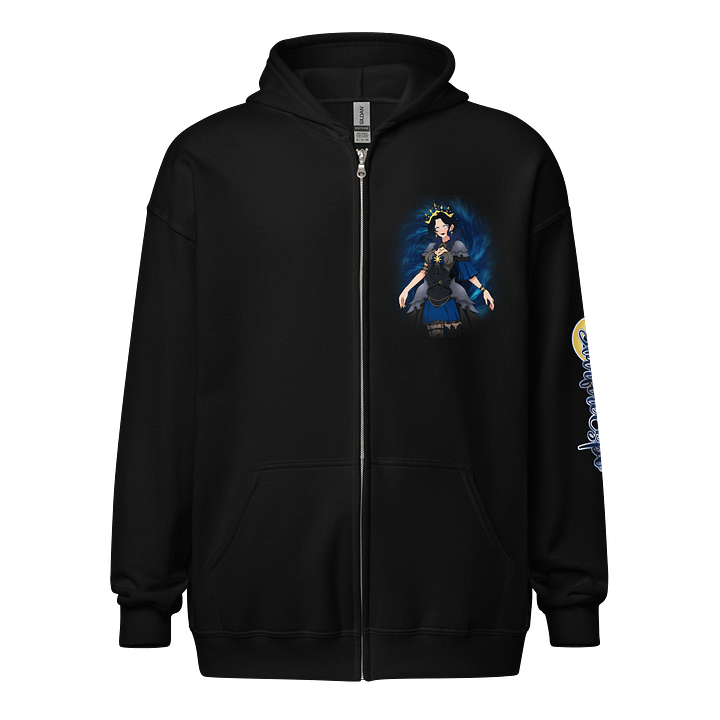 "Black Hole Queen" Queen Umbra Zip Hoodie product image (1)