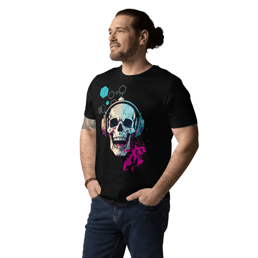 Groove Reaper Skull Organic Tee product image (7)