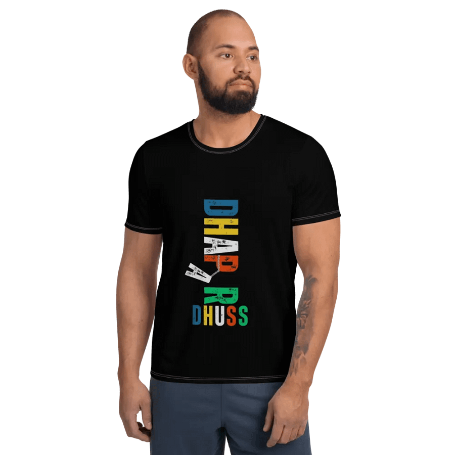 Falling Chains All-Over Athletic T-Shirt product image (1)