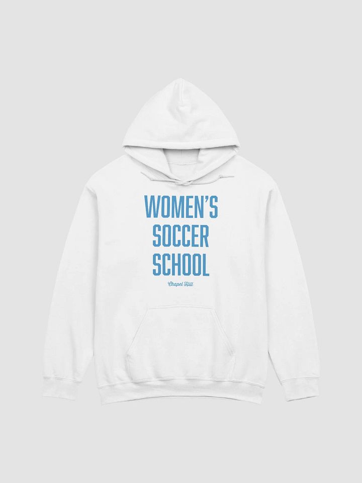 Women's Soccer School Hoodie (Blue Text) product image (13)