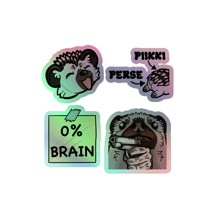 Full hedgehog set HOLOGRAPHIC product image (2)
