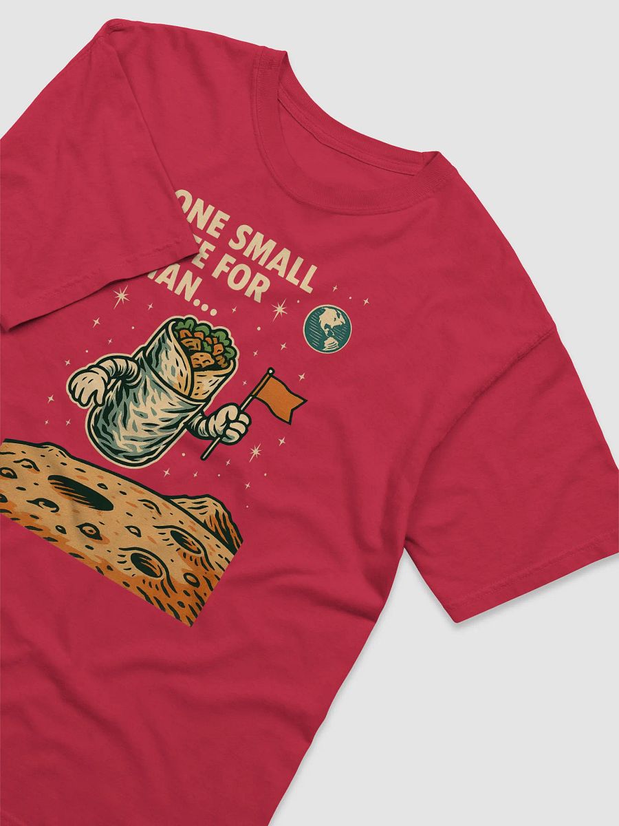 One Small Bite for Man – Funny Space Explorer Foodie T-Shirt product image (3)