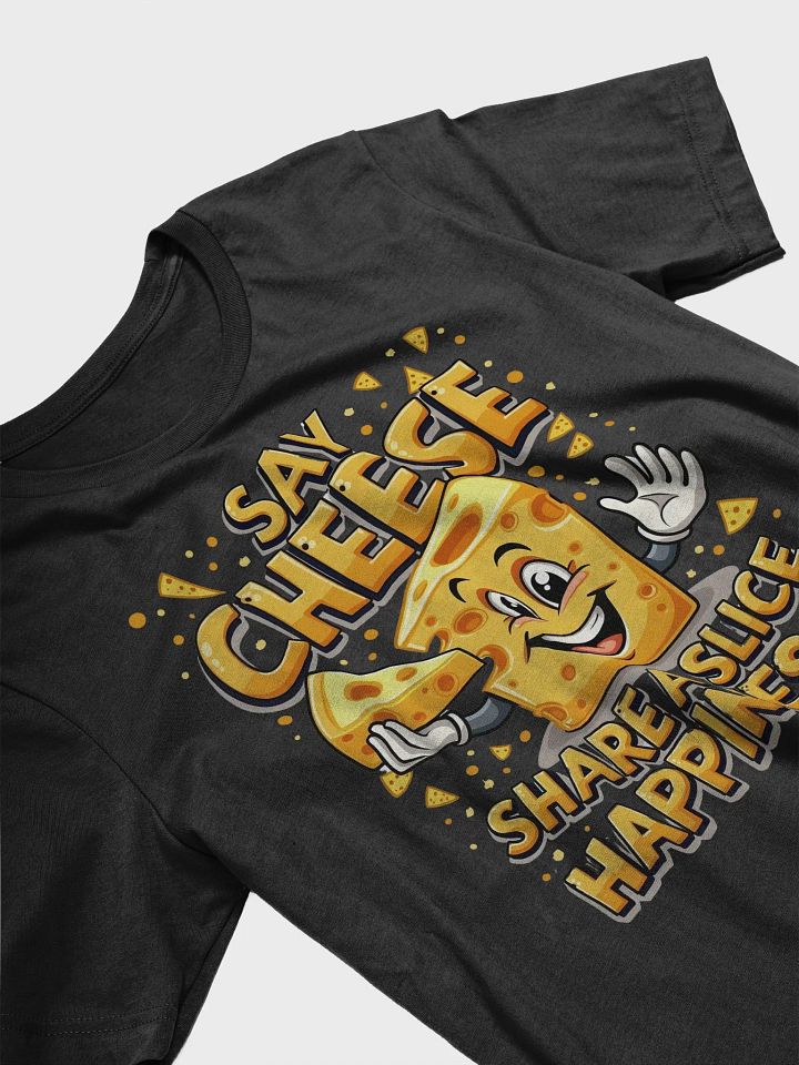 Say Cheese Share A slice Happiness Cartoon T-Shirt product image (2)