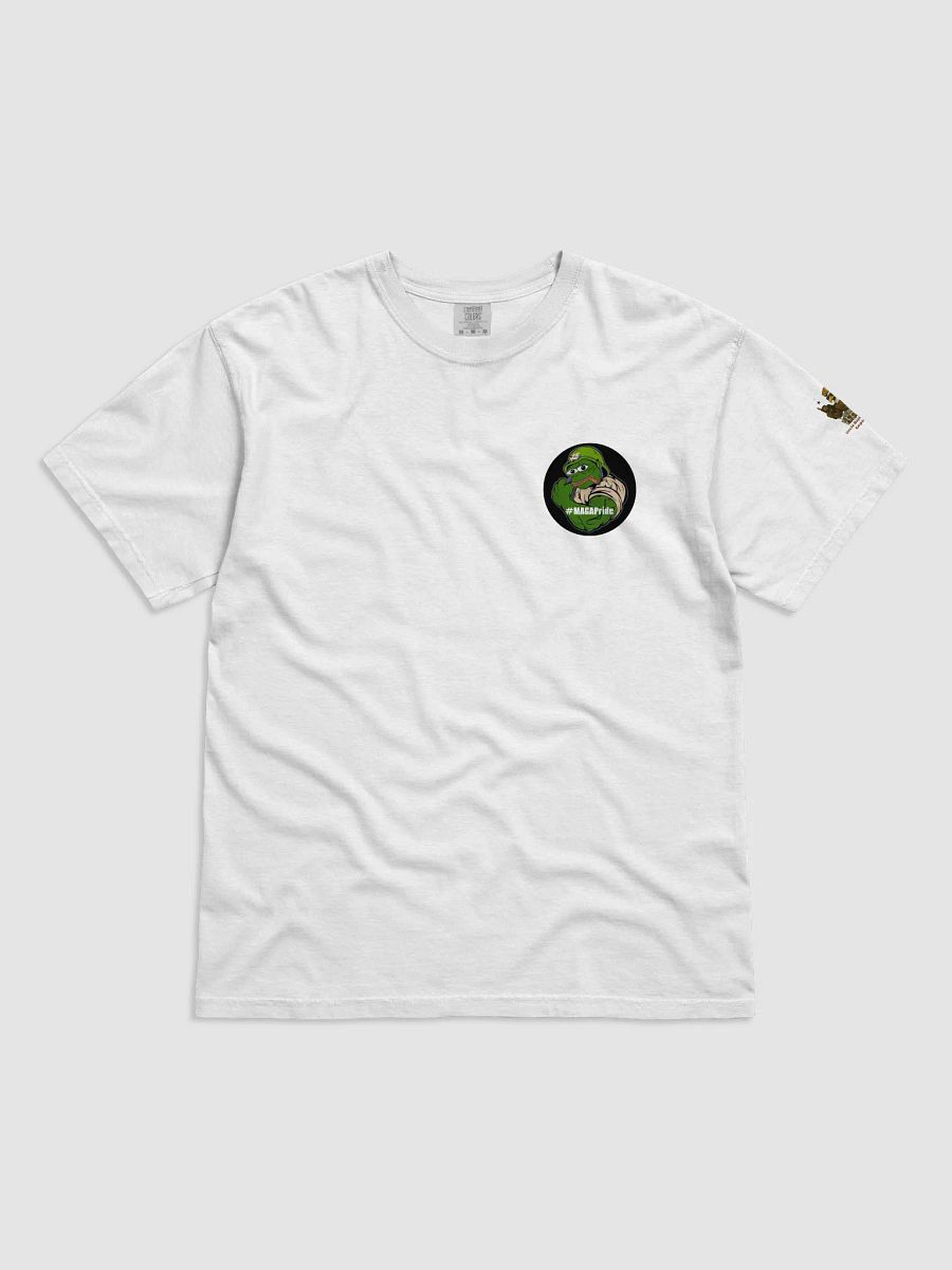 🤍💪🐸 #MAGAPride™ Tactical Tee – Ceremonial White (Chest Print Only) product image (1)