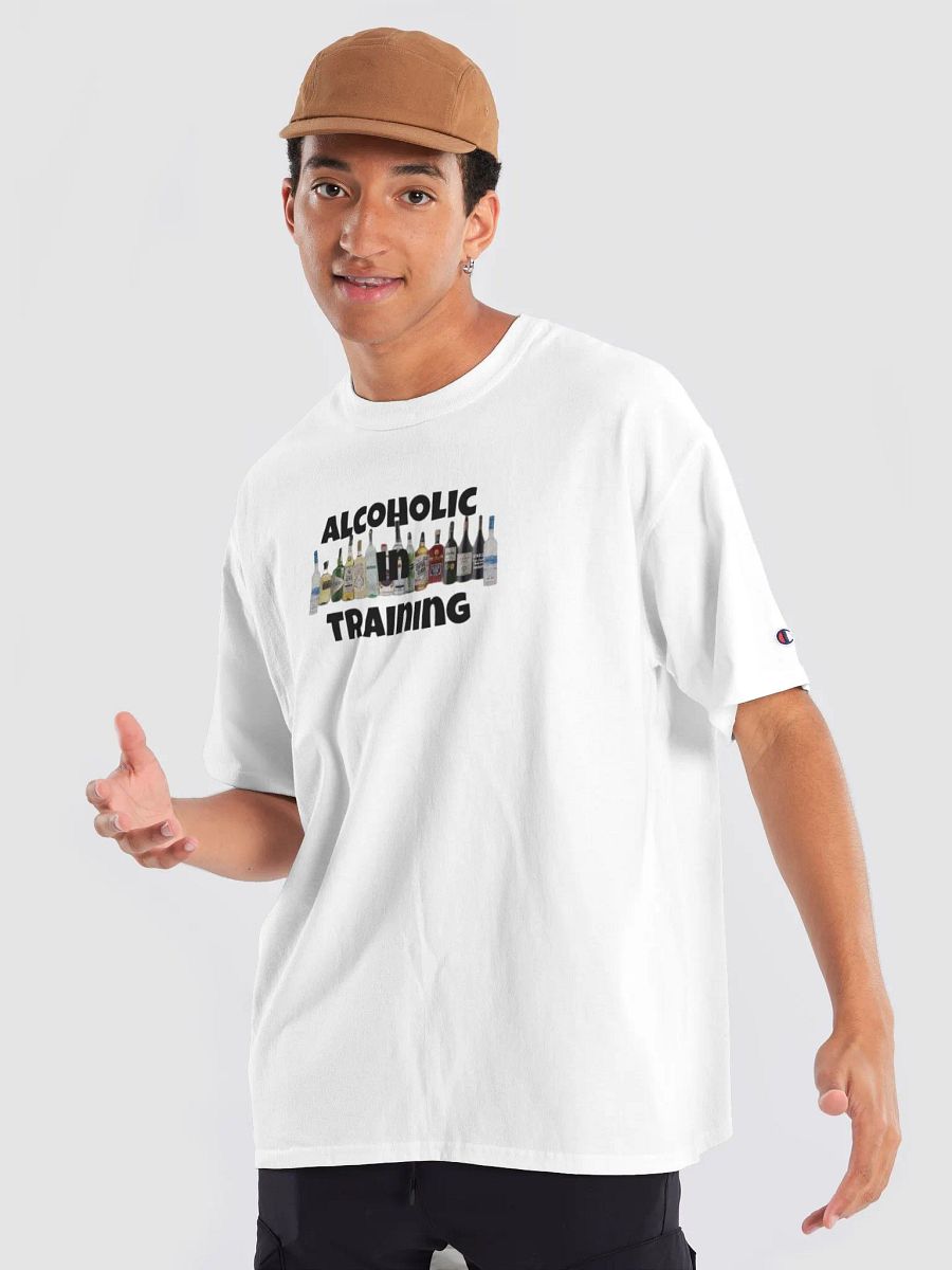 Alcoholic In Training Champion Tee product image (31)