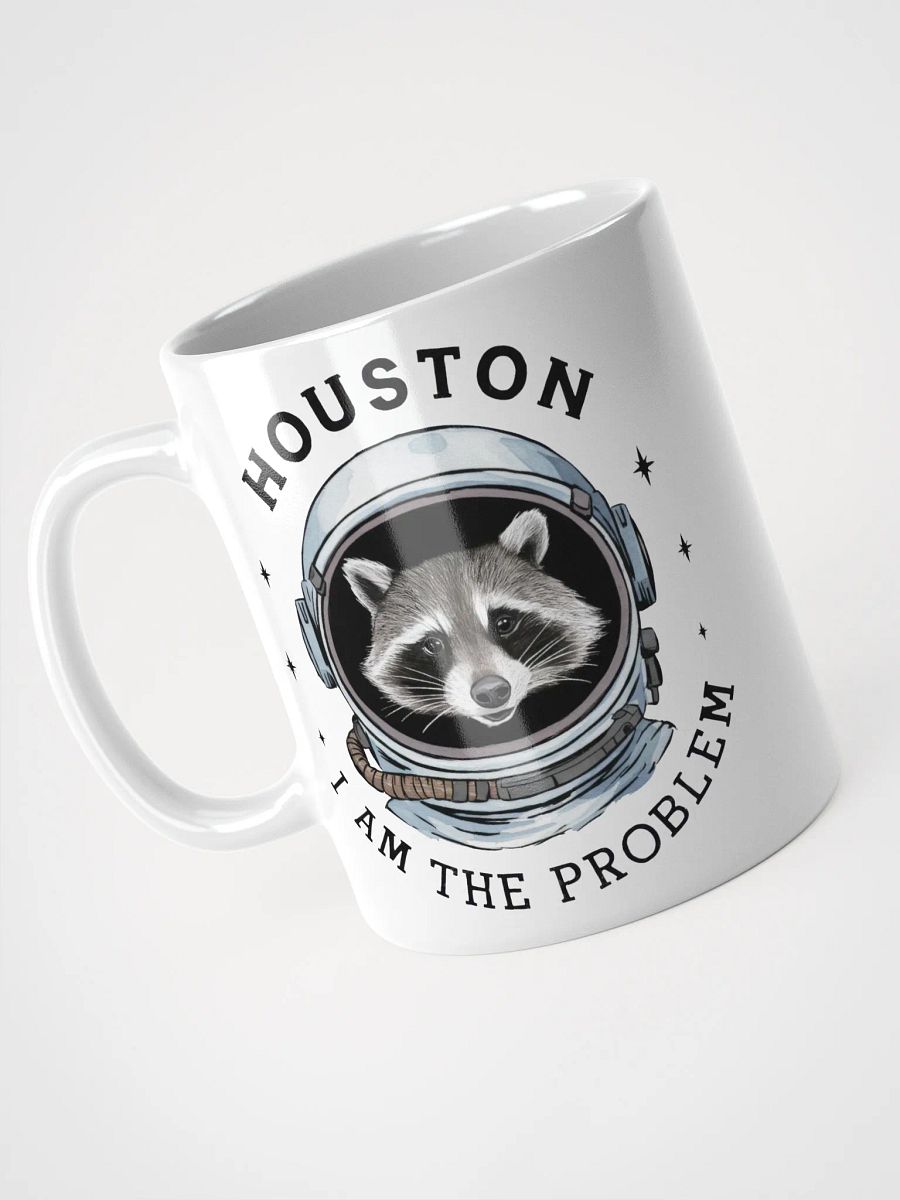 Astro Raccoon I Am the Problem Mug product image (7)