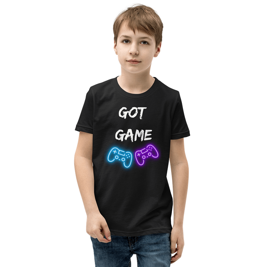 Neon Game Controllers Youth T-Shirt product image (5)