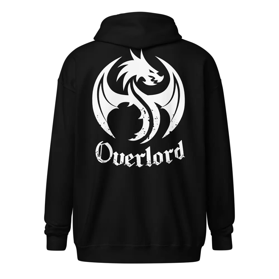 Overlord Heavy Blend Zip Hoodie (White) product image (6)