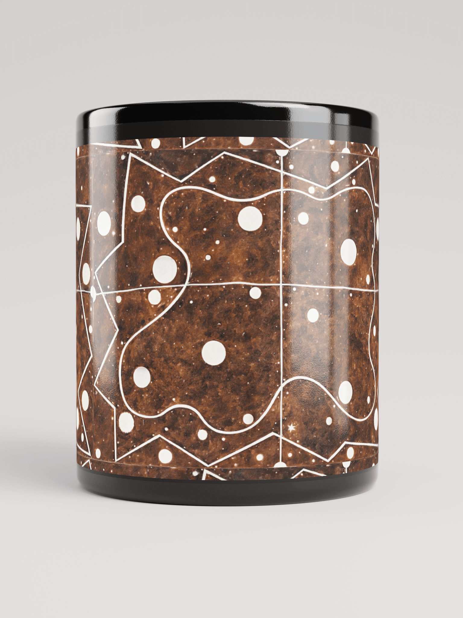 Possibility in Circles Black Glossy Mug product image (5)