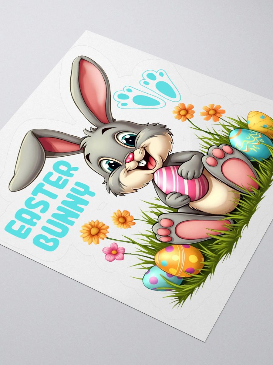 Easter Bunny and Easter Eggs Sticker product image (8)
