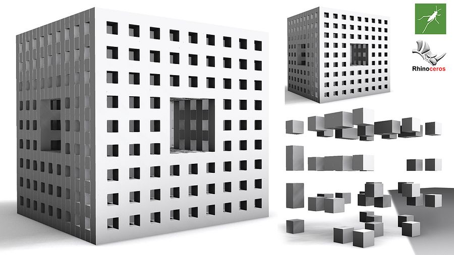 Parametric Facade for Architecture Grasshopper Rhino Files Download product image (1)