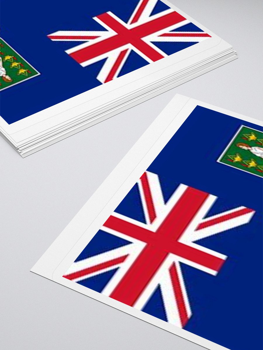Exclusive British Virgin Islands Flag Kiss-Cut Stickers - High-Quality Vinyl, Multiple Sizes product image (11)