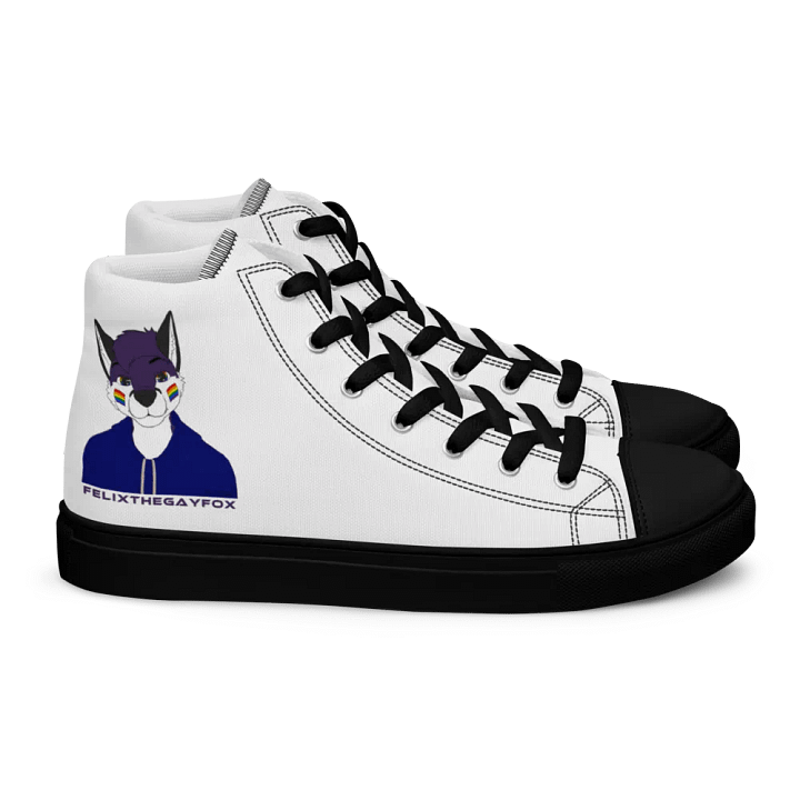 FelixTheGayFox - Men's High Top Canvas Shoes product image (2)
