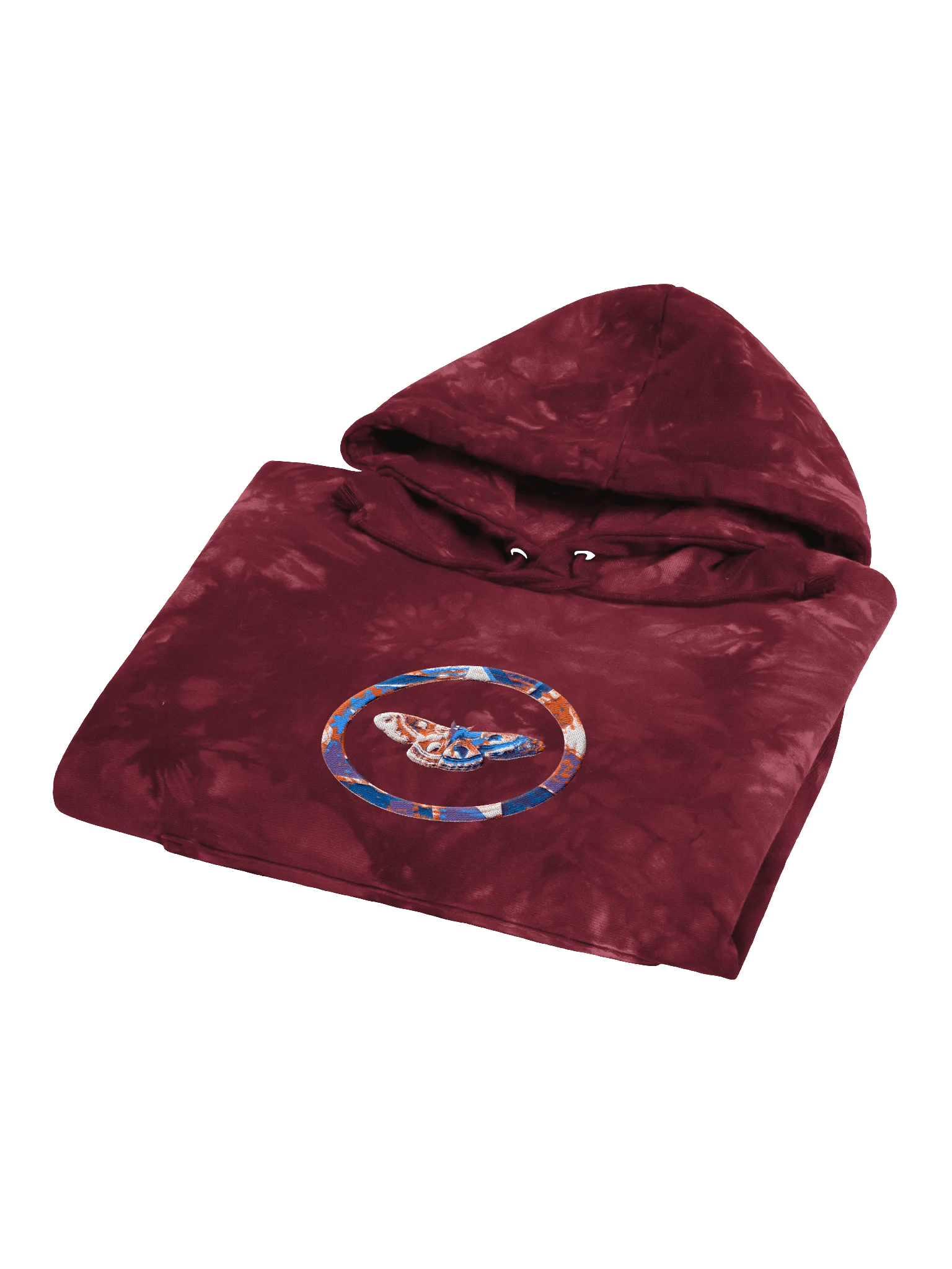Moth Champion Embroidered Tie-Dye Hoodie product image (6)