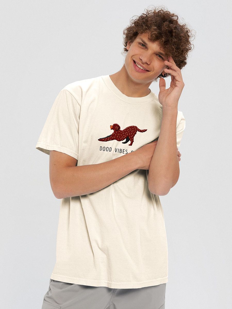 Dood Vibes Only T-Shirt(Embroidered) of a Labradoodle(Chocolate) product image (10)