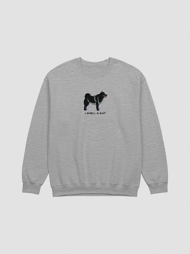 I Smell a Rat Sweatshirt (Embroidered) of a Schipperke(Black) product image (10)