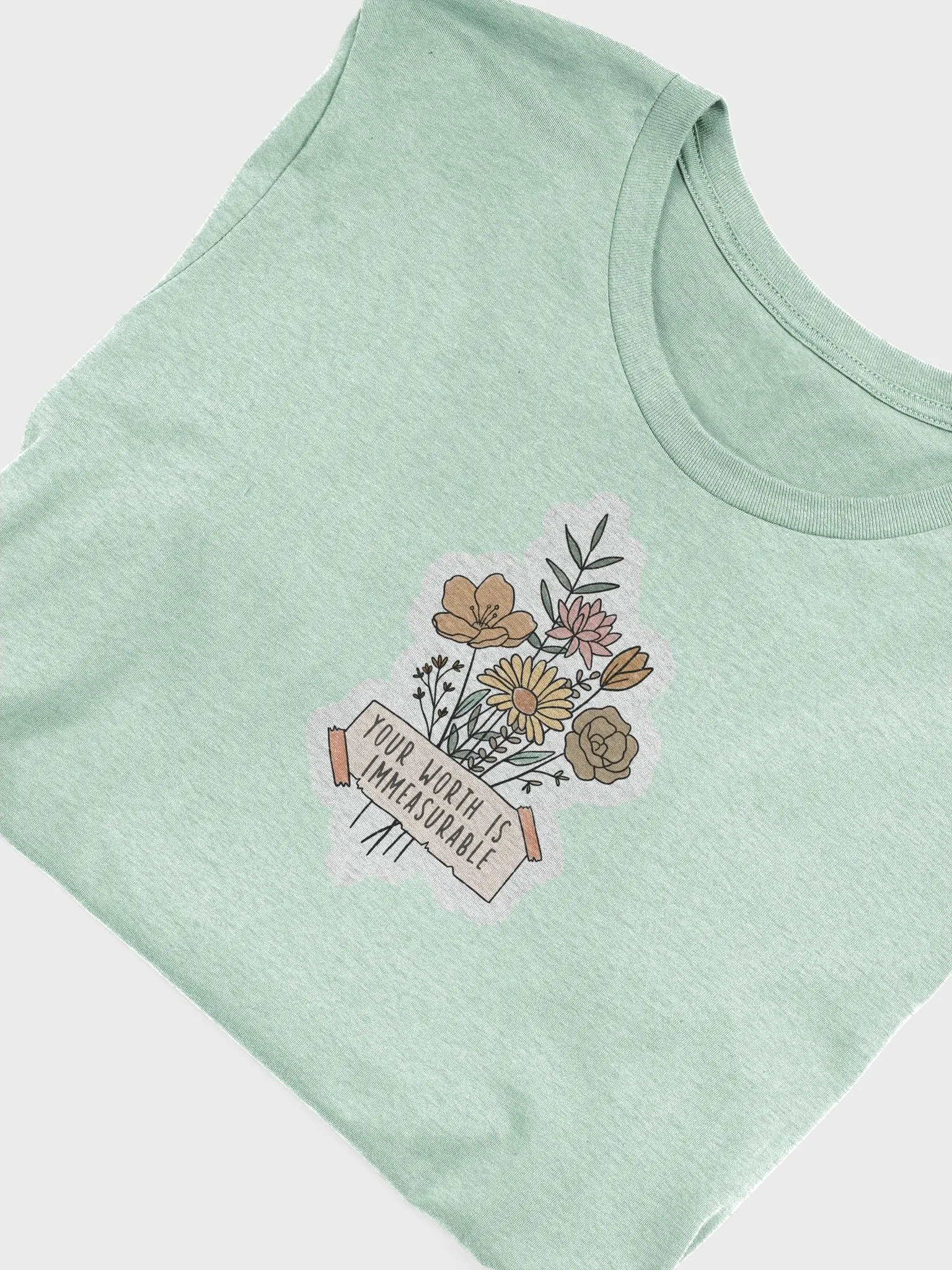 "Your Worth Is Immeasurable" Unisex Tee product image (3)