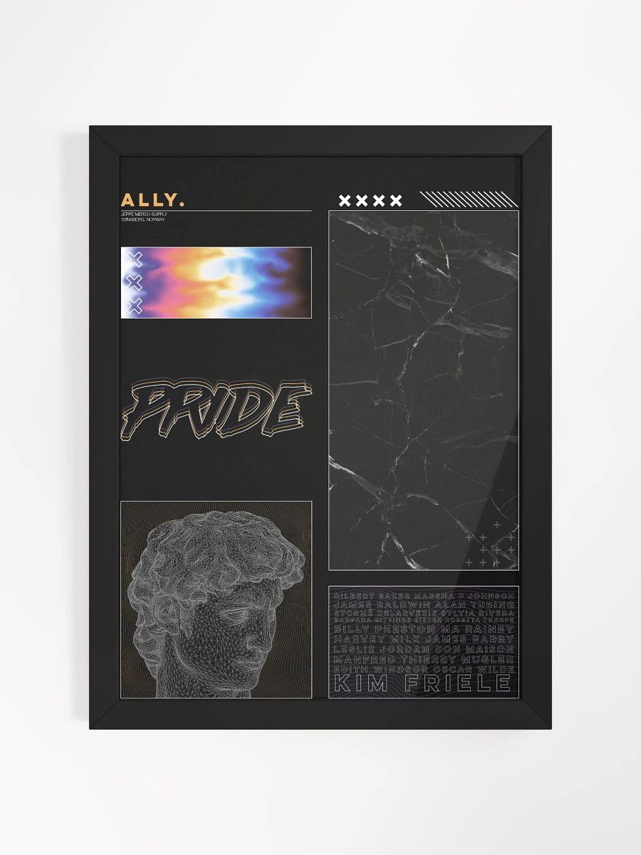Alternative Straight Ally Pride Framed Poster product image (5)