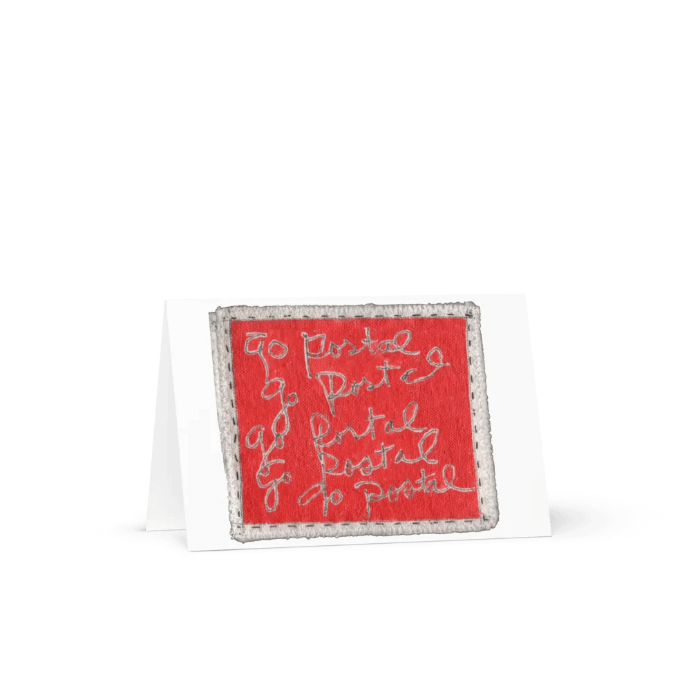 Go Postal Red 4 greeting card product image (3)