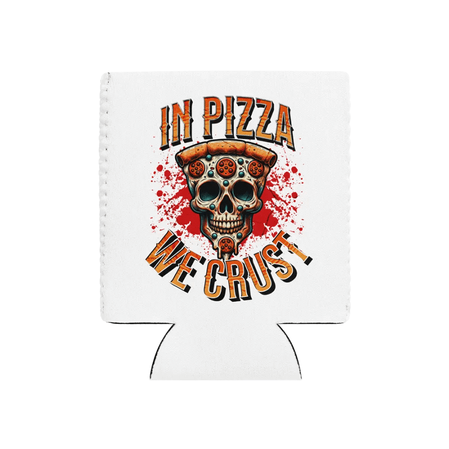 Pizza Skull Coozie Can Cooler product image (1)